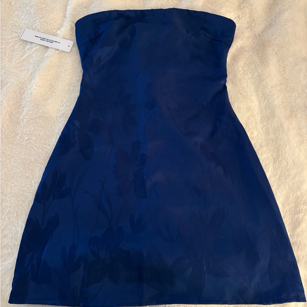 Princess Polly Midnight Blue Strapless Dress